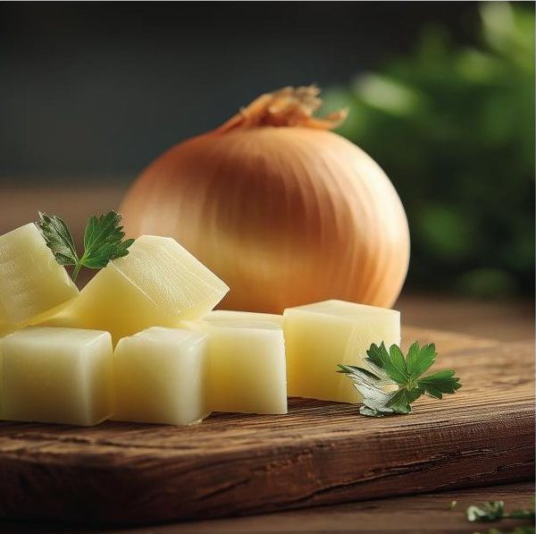 Serviervorschlag Onion Cubes