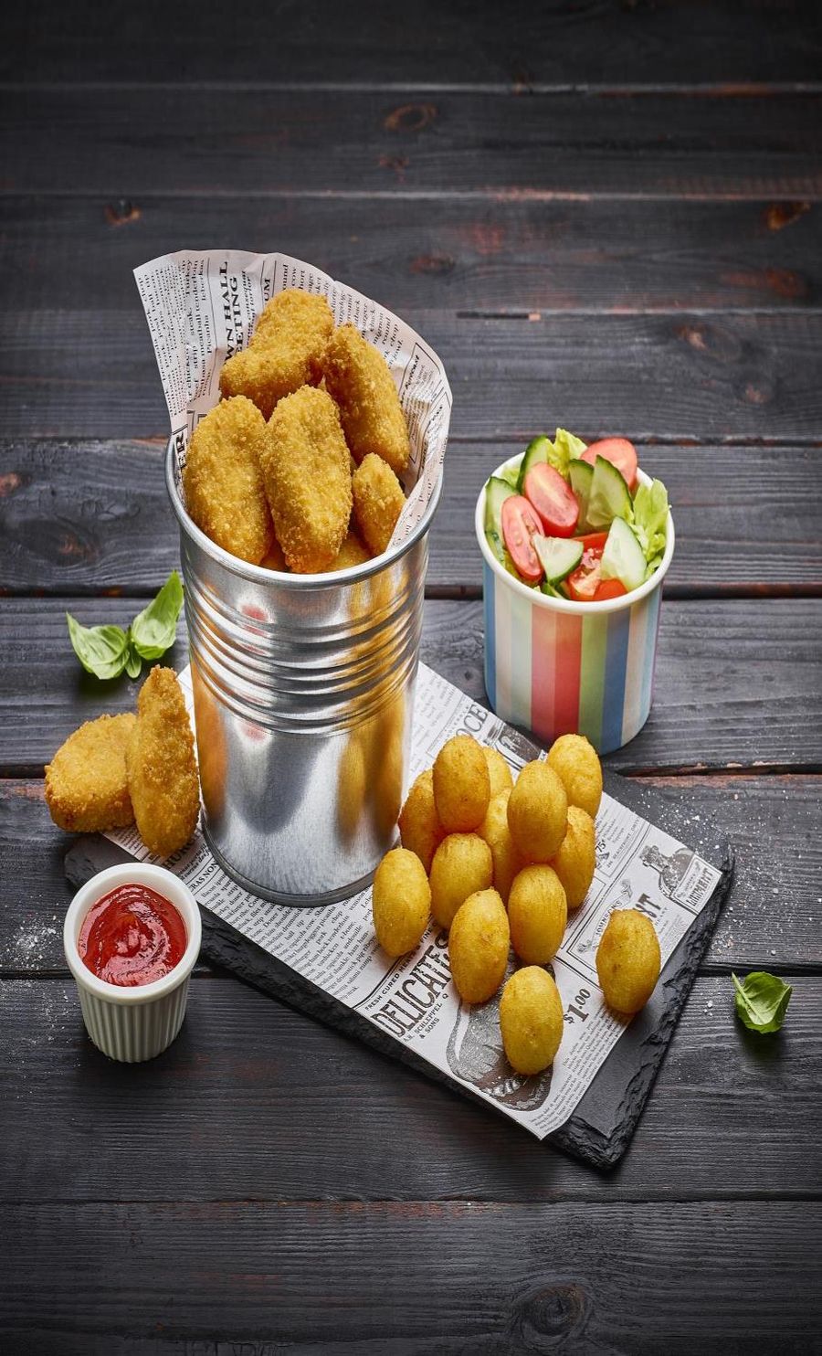 Serviervorschlag Hähnchen-Nuggets Classic